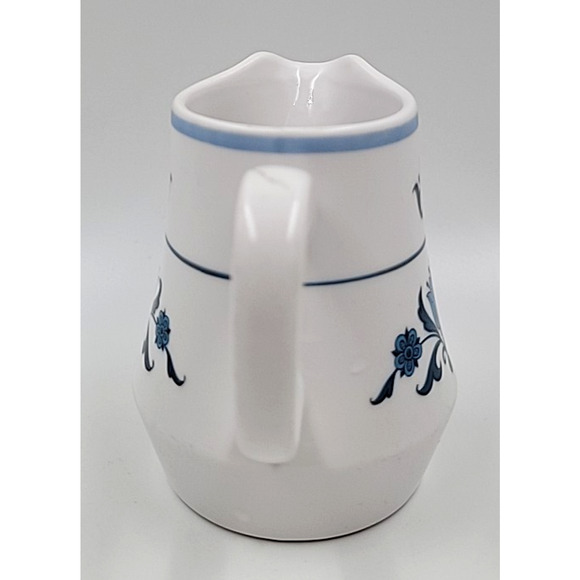 Noritake Blue Haven Creamer Pitcher Progression 9004 Floral 1966-1979 Japan - Picture 5 of 7